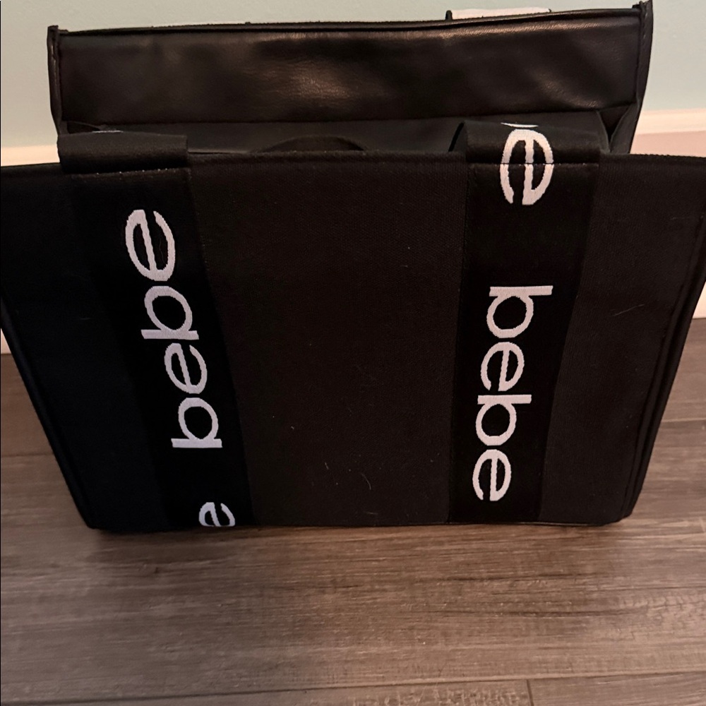 Bebe Black and White Small Logo Purse - Picture 2 of 7
